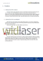 Предварительный просмотр 5 страницы Widinovations widlaser C1000 User Manual