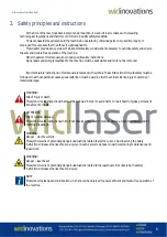 Предварительный просмотр 6 страницы Widinovations widlaser C1000 User Manual