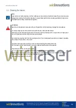 Предварительный просмотр 34 страницы Widinovations widlaser C1000 User Manual