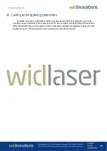 Предварительный просмотр 39 страницы Widinovations widlaser C1000 User Manual