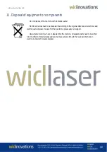 Предварительный просмотр 40 страницы Widinovations widlaser C1000 User Manual