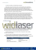 Preview for 8 page of Widinovations Widlaser C500 User Manual