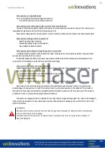 Preview for 10 page of Widinovations Widlaser C500 User Manual