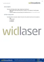 Preview for 12 page of Widinovations Widlaser C500 User Manual