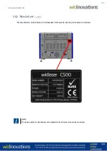 Preview for 14 page of Widinovations Widlaser C500 User Manual