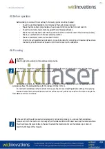 Preview for 29 page of Widinovations Widlaser C500 User Manual