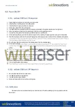 Preview for 32 page of Widinovations Widlaser C500 User Manual