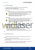 Предварительный просмотр 7 страницы Widinovations Widlaser C900 User Manual