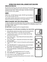 Preview for 8 page of Widney Fuego LE Timer fires Installation & User Manual