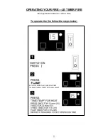 Preview for 9 page of Widney Fuego LE Timer fires Installation & User Manual