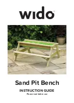 Wido Sand Pit Bench Instruction Manual preview