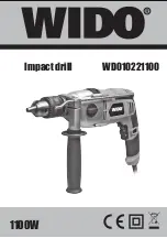 Preview for 1 page of Wido WD010221100 Manual