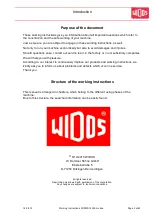 Preview for 3 page of widos 16000 mobile Working Instructions Translation