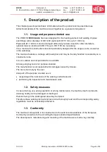 Preview for 6 page of widos 16000 mobile Working Instructions Translation