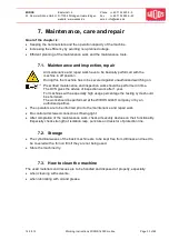 Preview for 31 page of widos 16000 mobile Working Instructions Translation