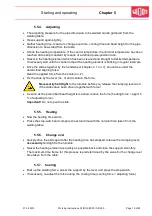 Предварительный просмотр 19 страницы widos 2500 / OD 250 Working Instructions Translation