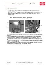 Preview for 23 page of widos 4900 CNC 3.0 Working Instructions