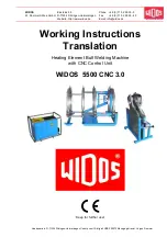 widos 5500 CNC 3.0 Working Instructions предпросмотр