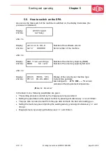 Preview for 38 page of widos 7000 WM Working Instructions Translation