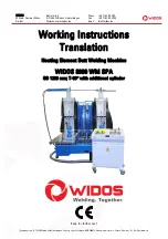 widos 8000 WM SPA Working Instructions Translation предпросмотр