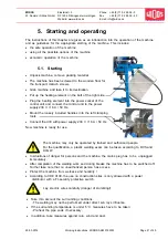 Предварительный просмотр 21 страницы widos ASM 315 WM Working Instructions