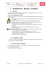 Предварительный просмотр 42 страницы widos ASM 315 WM Working Instructions