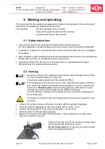 Предварительный просмотр 20 страницы widos HRG 10 Working Instructions Translation