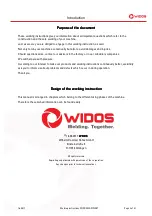 Preview for 3 page of widos MAXIPLAST Working Instructions Translation