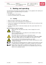 Предварительный просмотр 20 страницы widos Miniplast / 2 IR Working Instructions Translation