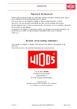 Preview for 3 page of widos MINIPLAST 2 / T-Piece Working Instructions Translation