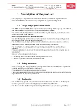 Preview for 6 page of widos RSR 630 Working Instructions Translation