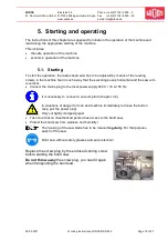 Preview for 19 page of widos RSR 630 Working Instructions Translation