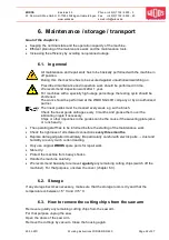 Preview for 22 page of widos RSR 630 Working Instructions Translation