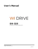 WiDrive DX-325 User Manual предпросмотр