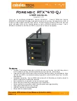 WiebeTech Forensic RTX 410-QJ User Manual предпросмотр