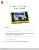 WiebeTech FORENSICK COMBODOCK User Manual предпросмотр