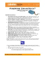 Preview for 1 page of WiebeTech FWDD User Manual