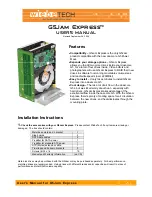 Preview for 1 page of WiebeTech G5JE User Manual