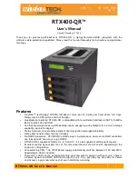 WiebeTech RTX400-QR User Manual preview