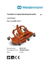 Wiedenmann Flex Cut RMR 230 H Translation Of Original Operating Instructions preview