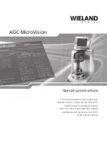 Preview for 35 page of WIELAND Dental AGC MicroVision Operating Instructions Manual