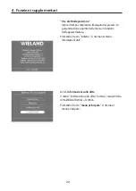 Preview for 122 page of WIELAND Dental AGC MicroVision Operating Instructions Manual