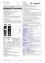 Предварительный просмотр 1 страницы Wieland AP ETH-A Installation Instruction