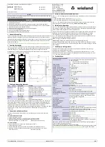 Предварительный просмотр 2 страницы Wieland AP ETH-A Installation Instruction