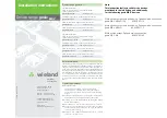 Preview for 1 page of Wieland gesis EIB V Series Installation Instructions