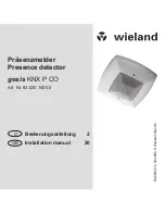 Предварительный просмотр 1 страницы Wieland Gesis KNX P CO Installation Manual