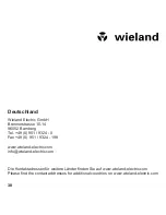 Предварительный просмотр 38 страницы Wieland Gesis KNX P CO Installation Manual