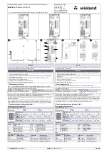 Wieland GW 100 Installation Instruction preview