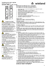 Preview for 13 page of Wieland R1.180.0010.0 Original Instructions Manual