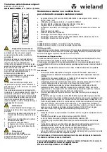 Preview for 19 page of Wieland R1.180.0010.0 Original Instructions Manual